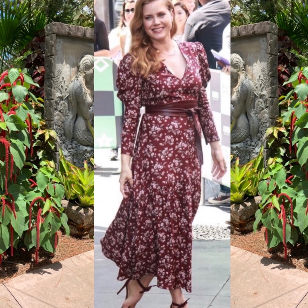 Antonio Melani Floral Print Puff Sleeve Dress. - Picture 3 of 11